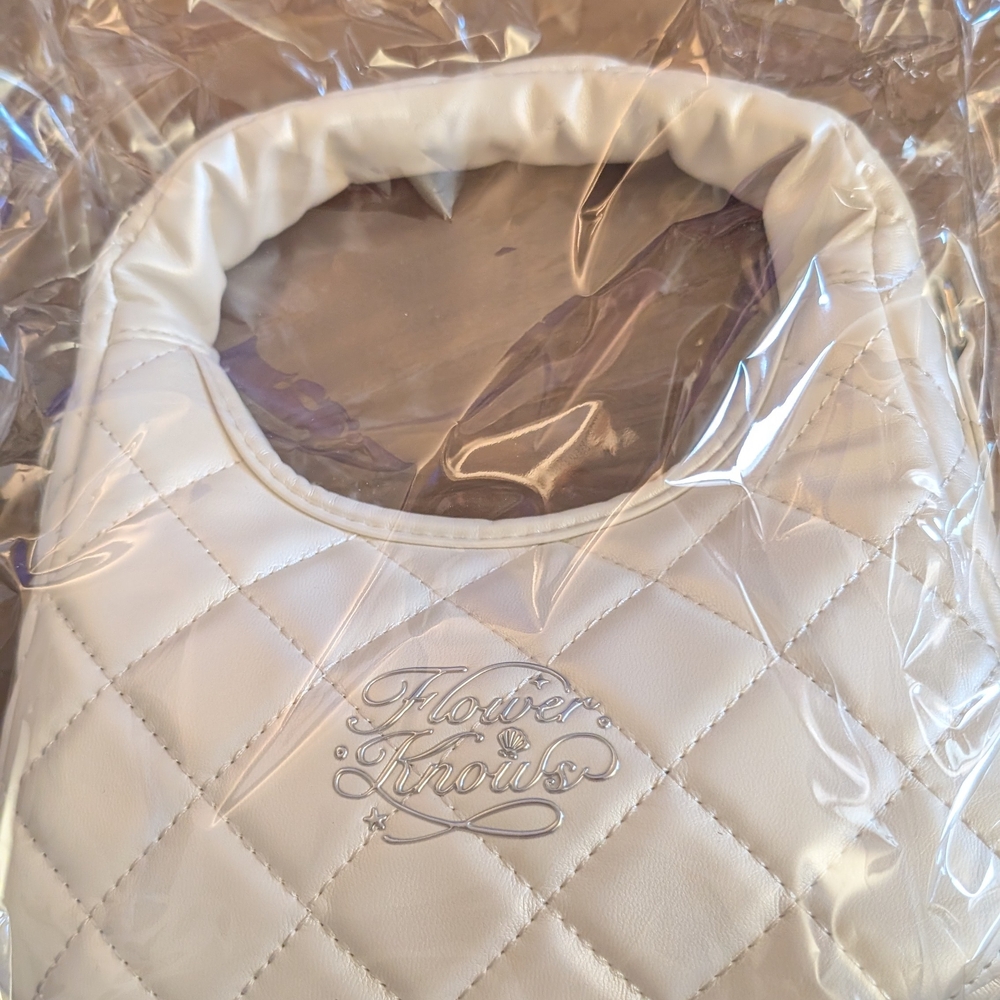 Quilted Cream Mini Bag